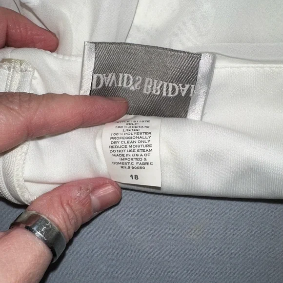 David’s Bridal • Halter Top • Tiered • Size 18 • Separates - Picture 4 of 6